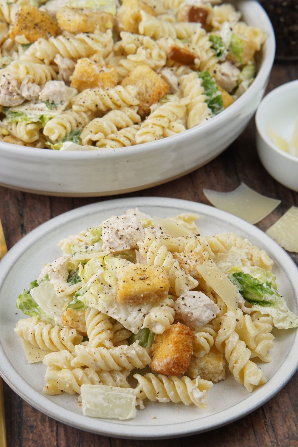 chicken caesar pasta salad