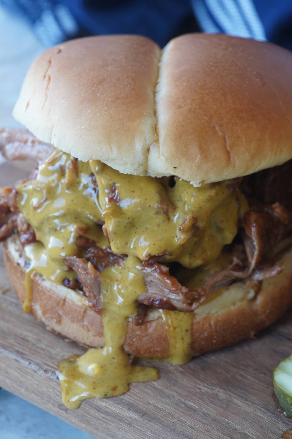Carolina Gold Pulled Pork Sandwiches