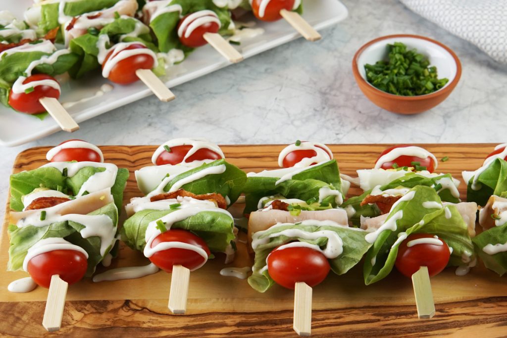 cobb salad skewers
