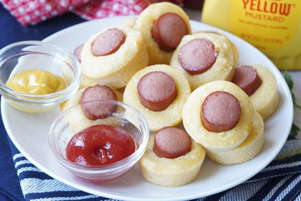 corn dog bites