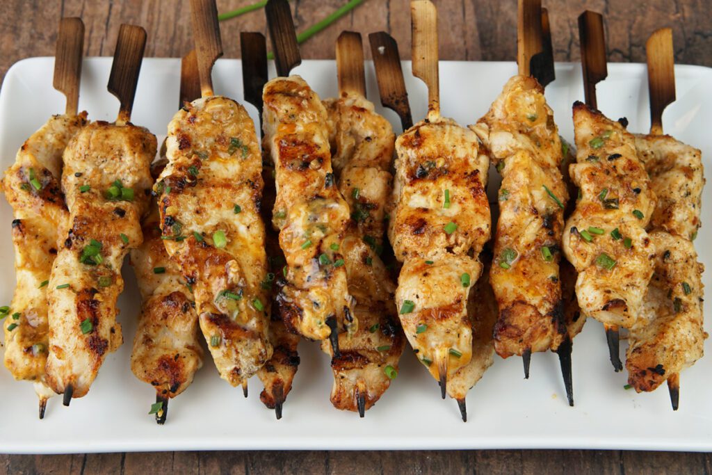 Chicken Skewer with Cowboy Butter