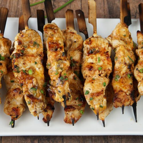 Chicken Skewer with Cowboy Butter