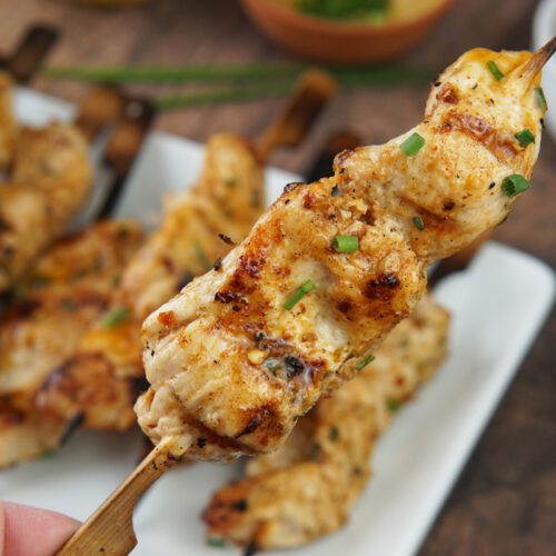 Chicken Skewer with Cowboy Butter