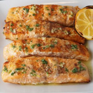 Grilled salmon