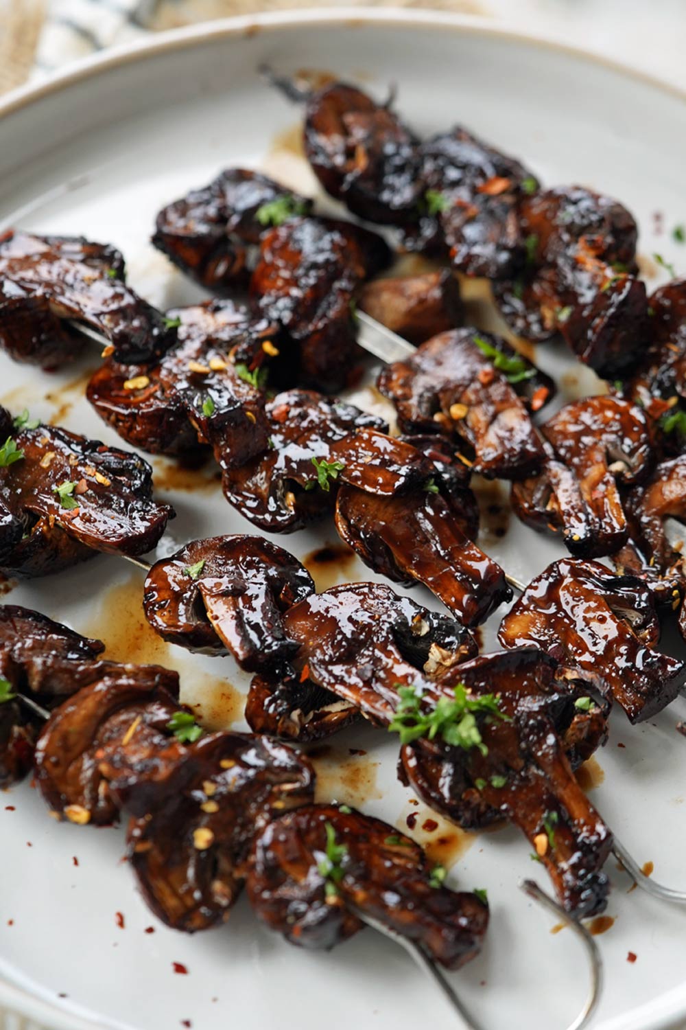 balsamic marinated mushrooms