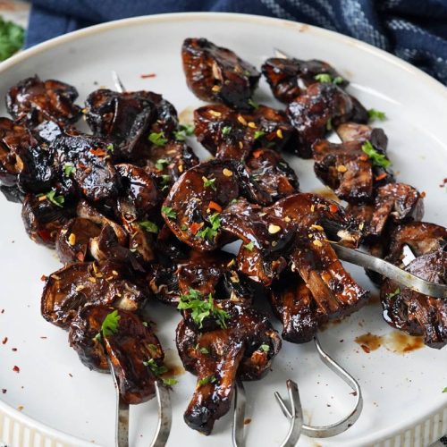 balsamic marinated mushrooms