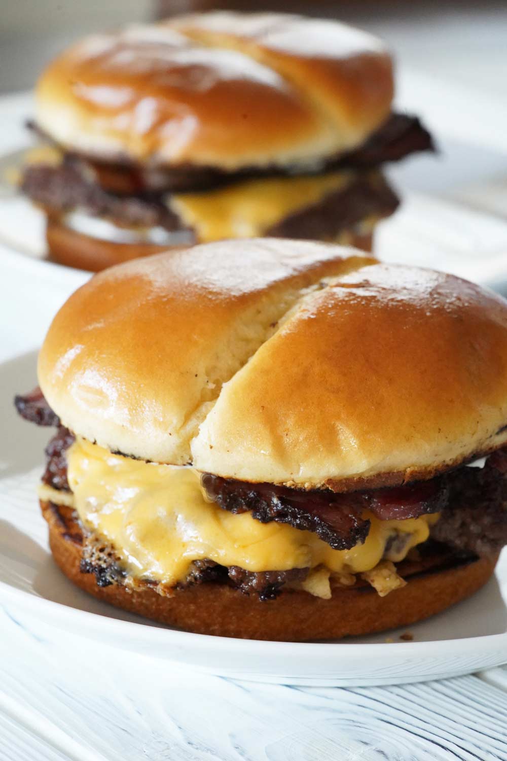 Grilled Cheese Smash Burgers - Dan-O's Seasoning