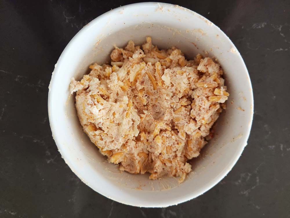 Cheese stuffing mixture