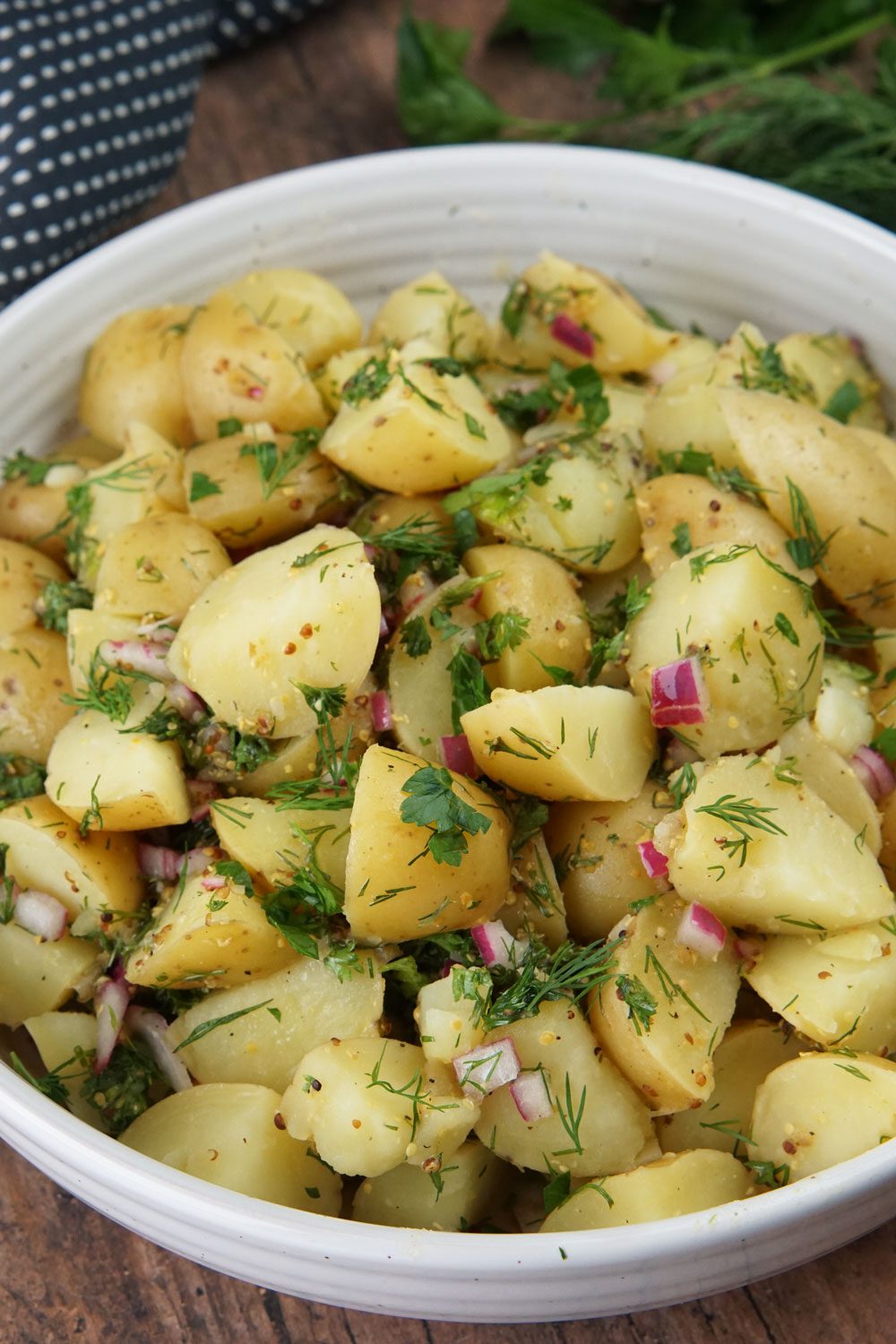 warm potato salad
