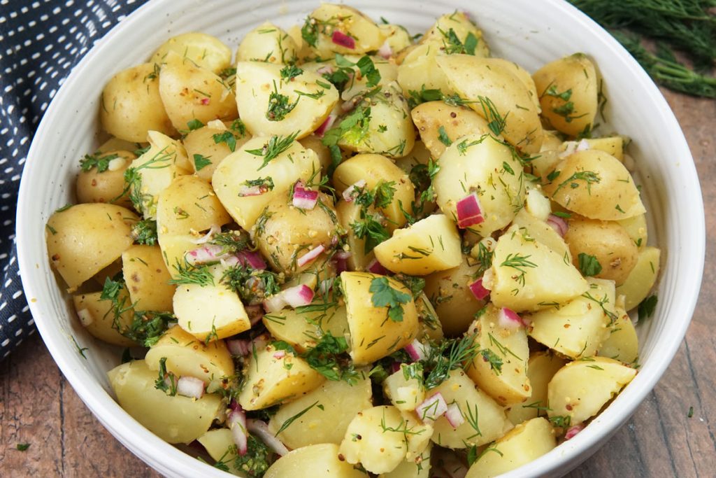 warm potato salad